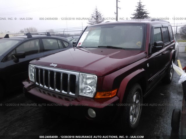 1J8HG48P17C672898 - 2007 JEEP COMMANDER Qırmızı foto 2