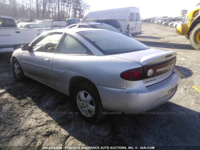 1G1JF12F537269822 - 2003 CHEVROLET CAVALIER LS SILVER photo 3