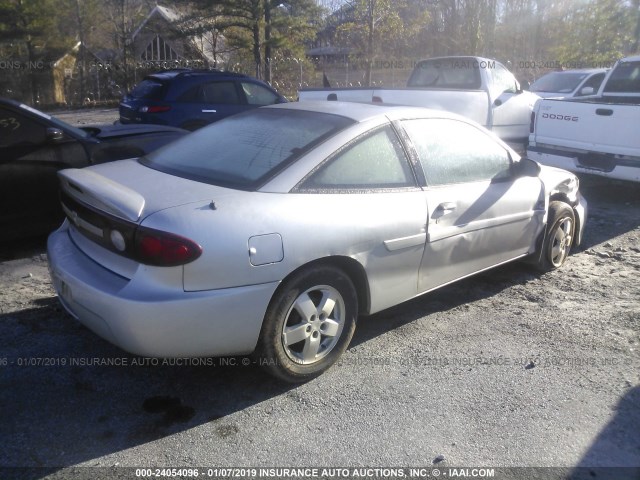 1G1JF12F537269822 - 2003 CHEVROLET CAVALIER LS 银色 照片 4