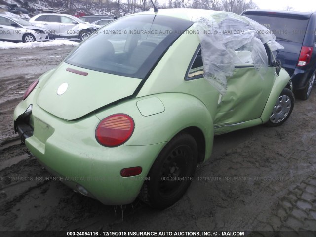 3VWBK21C43M409155 - 2003 VOLKSWAGEN NEW BEETLE GL 绿色 照片 4