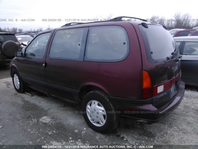 4M2DV11W3SDJ29223 - 1995 MERCURY VILLAGER MAROON photo 3