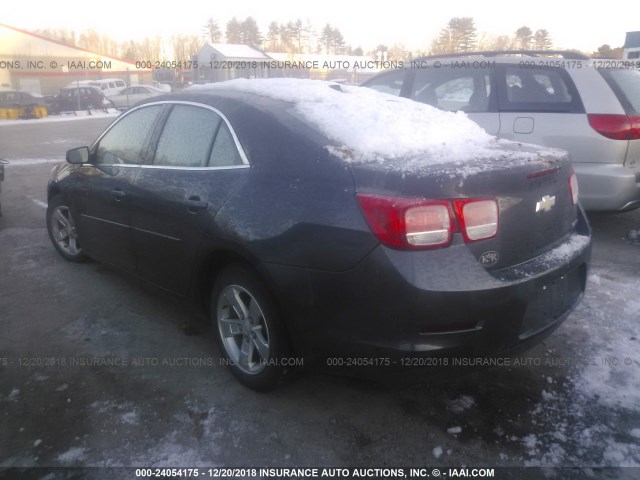 1G11B5SA7DF259243 - 2013 CHEVROLET MALIBU LS GRAY photo 3