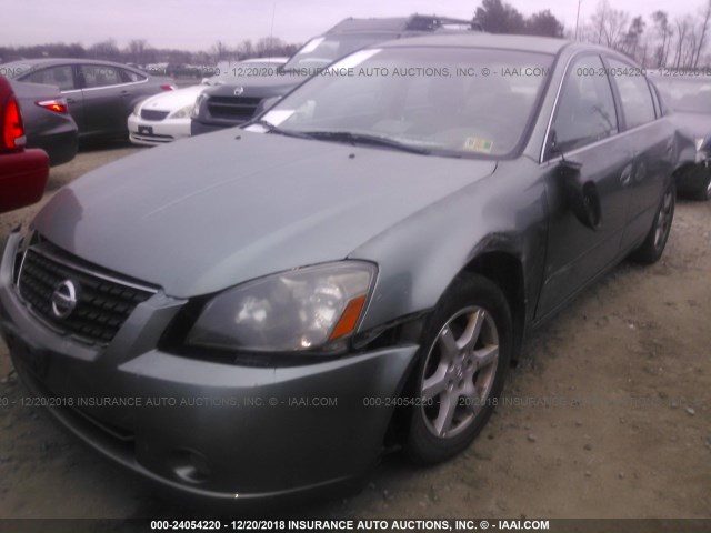 1N4AL11D76N374450 - 2006 NISSAN ALTIMA S/SL GREEN photo 2