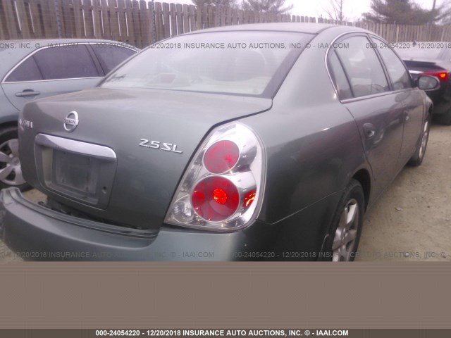 1N4AL11D76N374450 - 2006 NISSAN ALTIMA S/SL GREEN photo 4