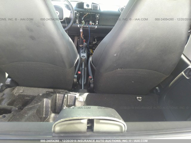 WMEEJ3BA6EK753247 - 2014 SMART FORTWO PURE/PASSION SILVER photo 8