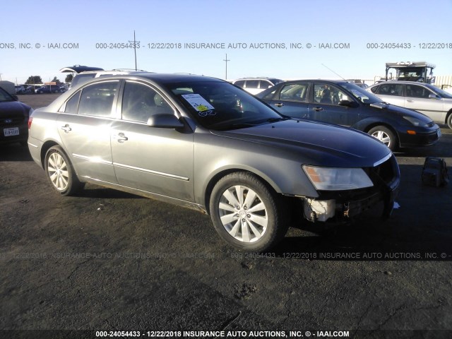 5NPEU46F59H436307 - 2009 HYUNDAI SONATA SE/LIMITED GRAY photo 1