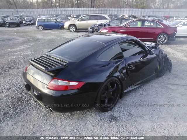 WP0AA29997S711399 - 2007 PORSCHE 911 NEW GENERATIO CARRERA BLACK photo 4