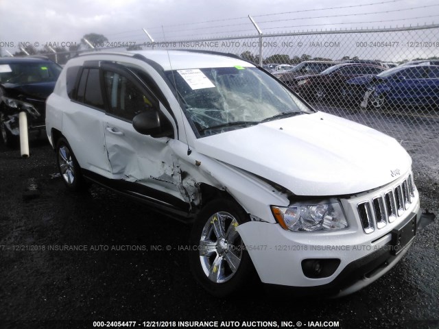 1C4NJDBB9CD541490 - 2012 JEEP COMPASS SPORT WHITE photo 6