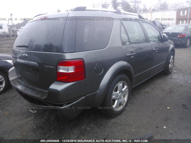 1FMDK06196GA03048 - 2006 FORD FREESTYLE LIMITED GRAY photo 4