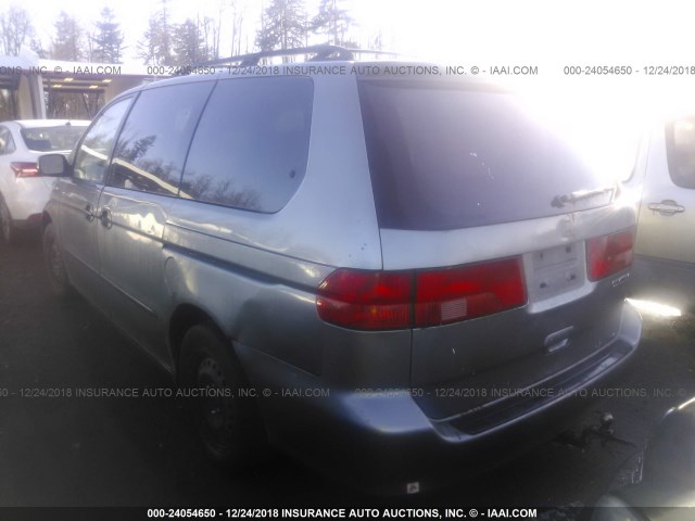 2HKRL185X1H511563 - 2001 HONDA ODYSSEY LX GRAY photo 3