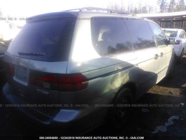 2HKRL185X1H511563 - 2001 HONDA ODYSSEY LX GRAY photo 4