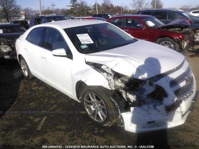 1G11C5SA3DF186045 - 2013 CHEVROLET MALIBU 1LT WHITE photo 1