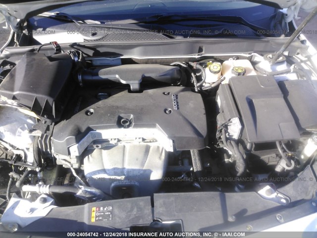 1G11C5SA3DF186045 - 2013 CHEVROLET MALIBU 1LT WHITE photo 10