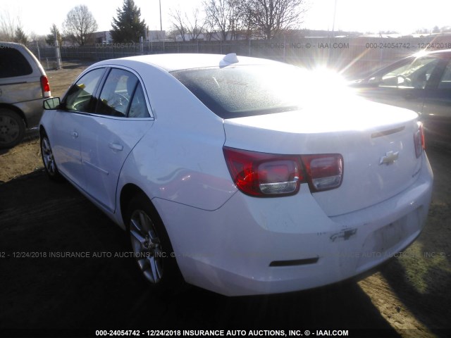 1G11C5SA3DF186045 - 2013 CHEVROLET MALIBU 1LT WHITE photo 3