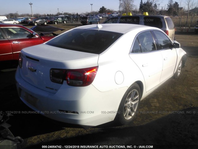 1G11C5SA3DF186045 - 2013 CHEVROLET MALIBU 1LT WHITE photo 4