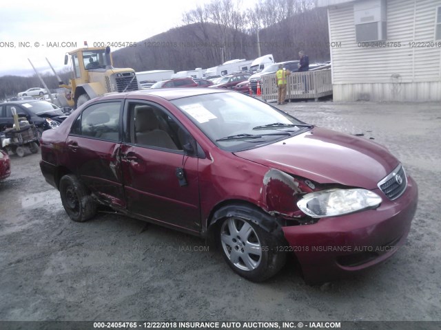 2T1BR32E77C729069 - 2007 TOYOTA COROLLA CE/LE/S RED photo 6