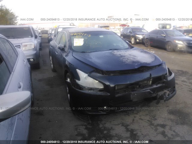 1N4AA5AP0DC822866 - 2013 NISSAN MAXIMA S/SV BLUE photo 1