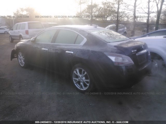 1N4AA5AP0DC822866 - 2013 NISSAN MAXIMA S/SV BLUE photo 3