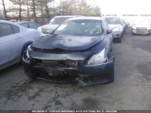 1N4AA5AP0DC822866 - 2013 NISSAN MAXIMA S/SV BLUE photo 6