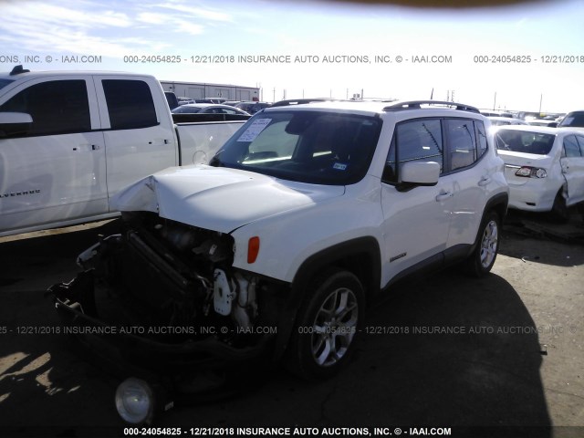 ZACCJABTXFPB17742 - 2015 JEEP RENEGADE LATITUDE WHITE photo 2