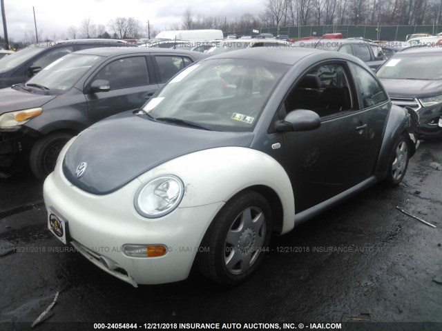 3VWBK21C13M414135 - 2003 VOLKSWAGEN NEW BEETLE GL GRAY photo 2