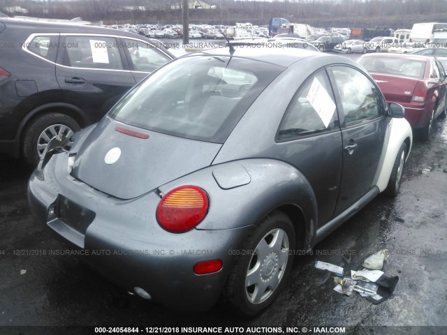 3VWBK21C13M414135 - 2003 VOLKSWAGEN NEW BEETLE GL GRAY photo 4