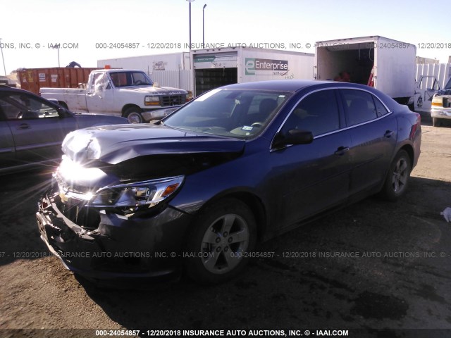 1G11B5SL3FF342866 - 2015 CHEVROLET MALIBU LS BLUE photo 2
