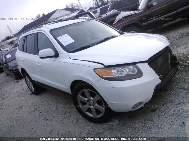 5NMSH13E37H098014 - 2007 HYUNDAI SANTA FE SE/LIMITED WHITE photo 1