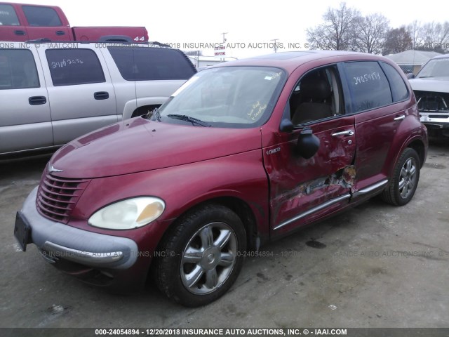 3C8FY68B02T358019 - 2002 CHRYSLER PT CRUISER LIMITED/DREAM CRUISER RED photo 2