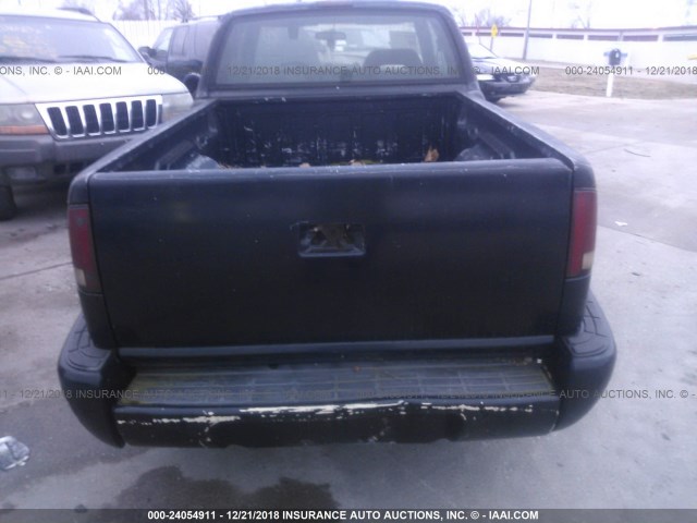 1GCCS1944V8147126 - 1997 CHEVROLET S TRUCK S10 BLACK photo 6