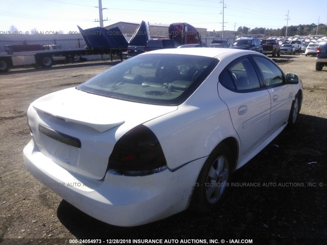 2G2WP552161222626 - 2006 PONTIAC GRAND PRIX WHITE photo 4