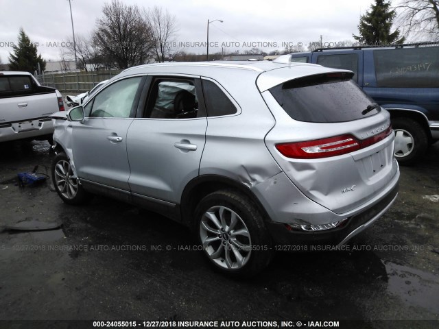 5LMTJ2DH1HUL03534 - 2017 LINCOLN MKC SELECT SILVER photo 3