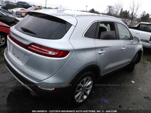 5LMTJ2DH1HUL03534 - 2017 LINCOLN MKC SELECT SILVER photo 4