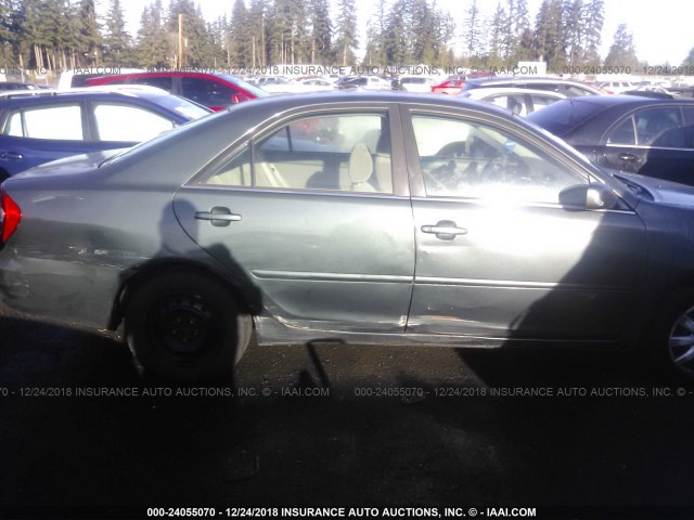 JTDBE32K620049474 - 2002 TOYOTA CAMRY LE/XLE/SE GREEN photo 6