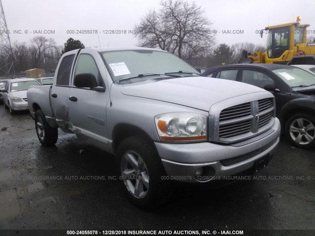 1D7HU18P76J224485 - 2006 DODGE RAM 1500 ST/SLT SILVER photo 1