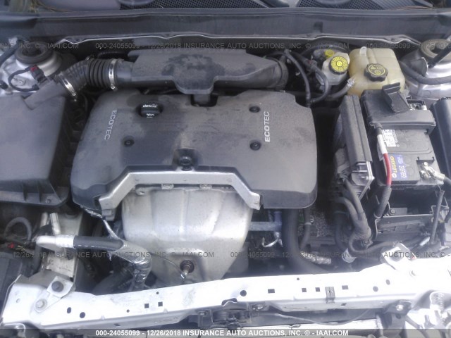 1G11C5SA8DF277232 - 2013 CHEVROLET MALIBU 1LT SILVER photo 10