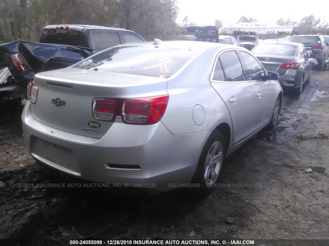 1G11C5SA8DF277232 - 2013 CHEVROLET MALIBU 1LT SILVER photo 4