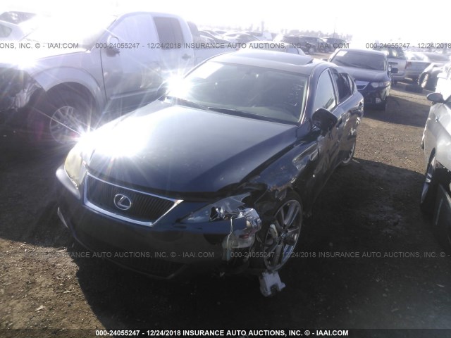 JTHBK262285055084 - 2008 LEXUS IS 250 GRAY photo 2