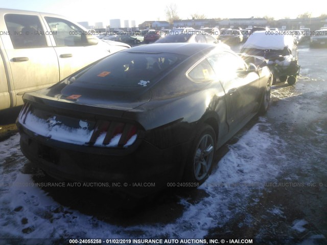 1FA6P8AM9F5391785 - 2015 FORD MUSTANG BLACK photo 4