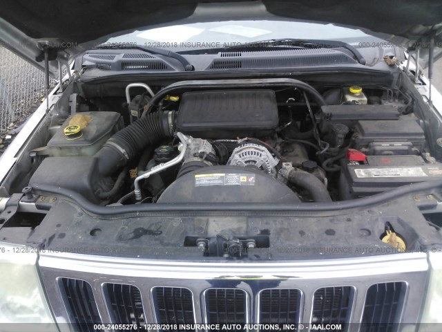 1J8HG48P57C529145 - 2007 JEEP COMMANDER Gümüş foto 10