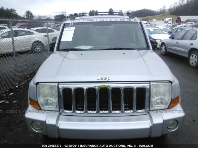 1J8HG48P57C529145 - 2007 JEEP COMMANDER Gümüş foto 6