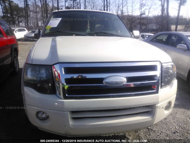 1FMFU19597LA67462 - 2007 FORD EXPEDITION LIMITED WHITE photo 6