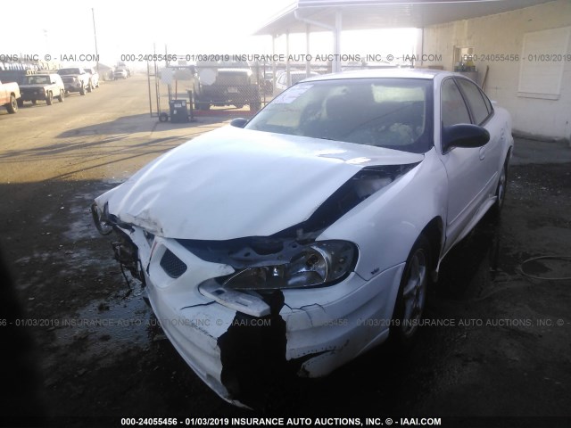 1G2NF52E34M693868 - 2004 PONTIAC GRAND AM SE1 WHITE photo 2