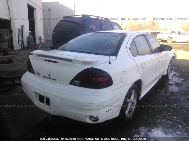 1G2NF52E34M693868 - 2004 PONTIAC GRAND AM SE1 WHITE photo 4