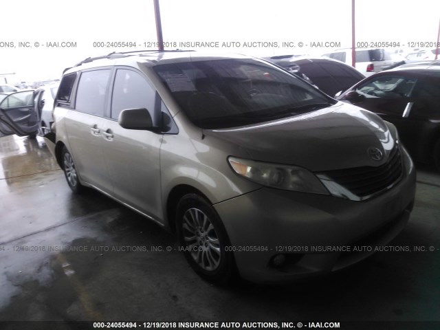 5TDYK3DC0BS039190 - 2011 TOYOTA SIENNA XLE/LIMITED GOLD photo 1