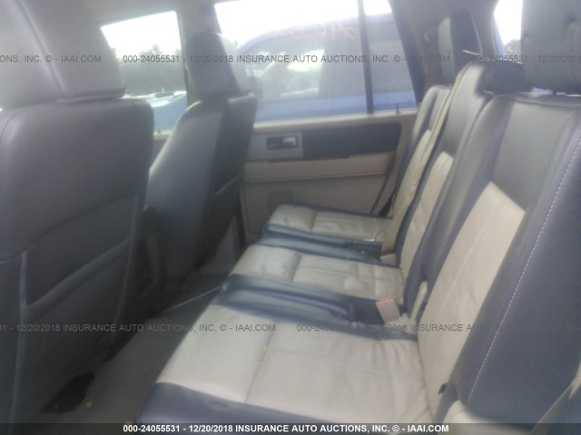 1FMFU18587LA64800 - 2007 FORD EXPEDITION EDDIE BAUER GRAY photo 8