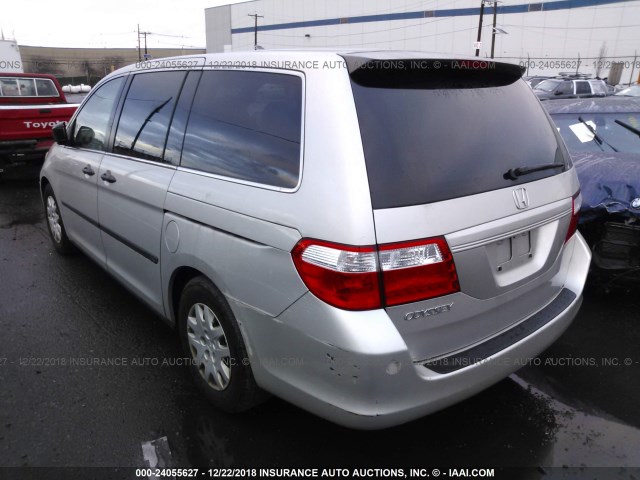 5FNRL38296B127118 - 2006 HONDA ODYSSEY LX SILVER photo 4