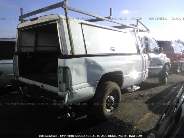 3B7KC23Z41G757096 - 2001 DODGE RAM 2500 WHITE photo 4