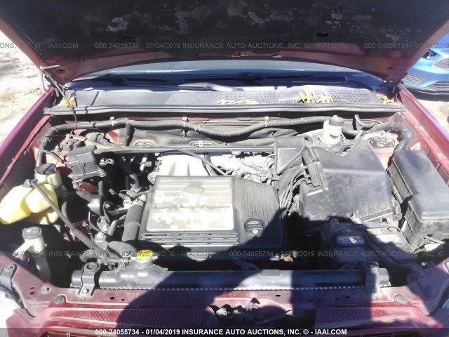 JTEGF21A830093544 - 2003 TOYOTA HIGHLANDER LIMITED MAROON photo 10