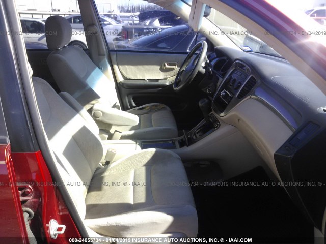 JTEGF21A830093544 - 2003 TOYOTA HIGHLANDER LIMITED MAROON photo 5